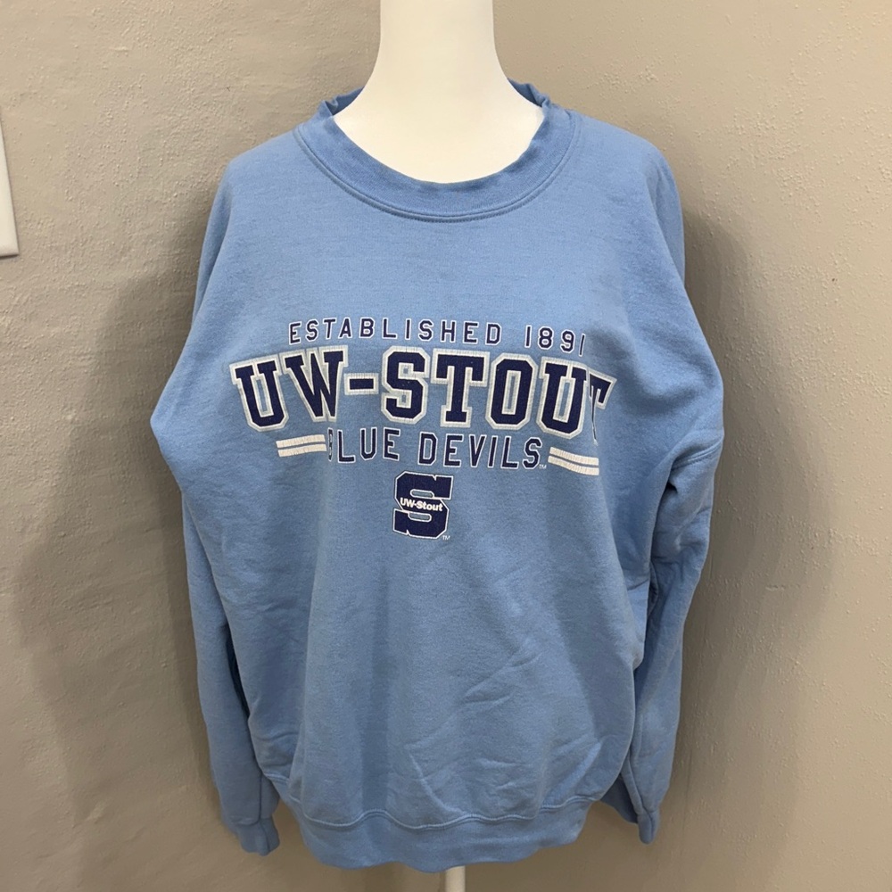 Gildan Blue Crewneck Sweater